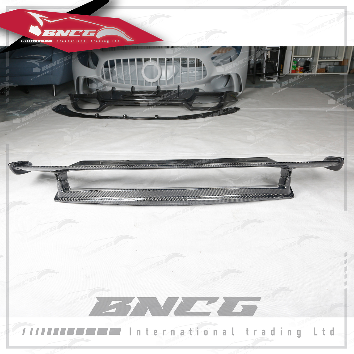 賓士 Benz AMG GT 改裝 碳纖維 外觀件 空力套件 PRIOR DESIGN款 尾翼 擾流板