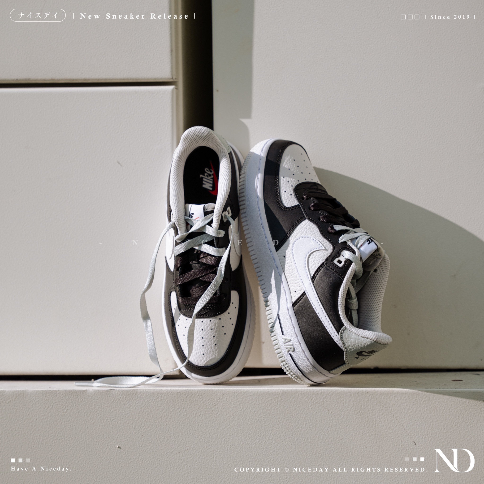 NICEDAY 部分現貨/代購 Nike Air Force 1 Low Oreo Remix 白黑  男女尺寸 FD2592-002