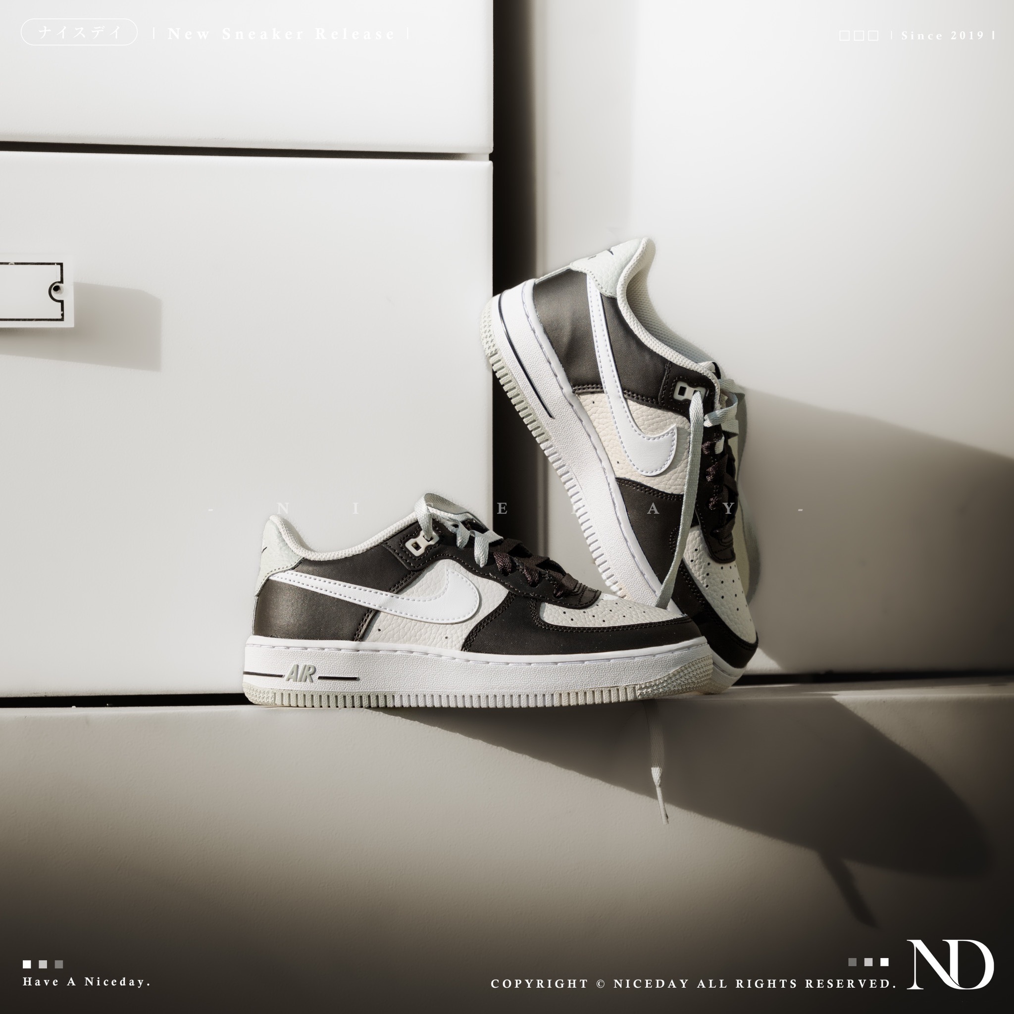 NICEDAY 部分現貨/代購 Nike Air Force 1 Low Oreo Remix 白黑  男女尺寸 FD2592-002