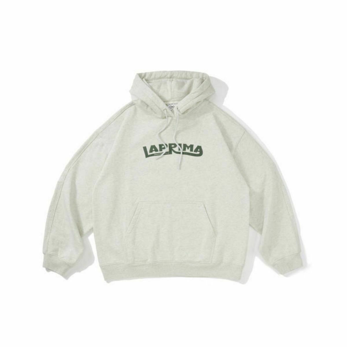 「LAPRIMA」23AW LOGO PRINTED HOODIE 水洗做舊裂紋印花連帽衛衣