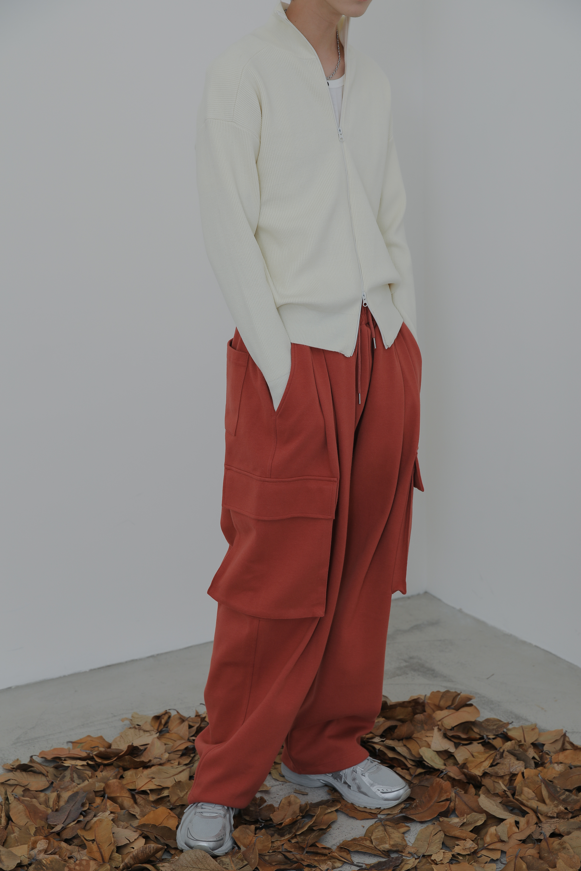 Knit Warmer Zip Up #罩衫