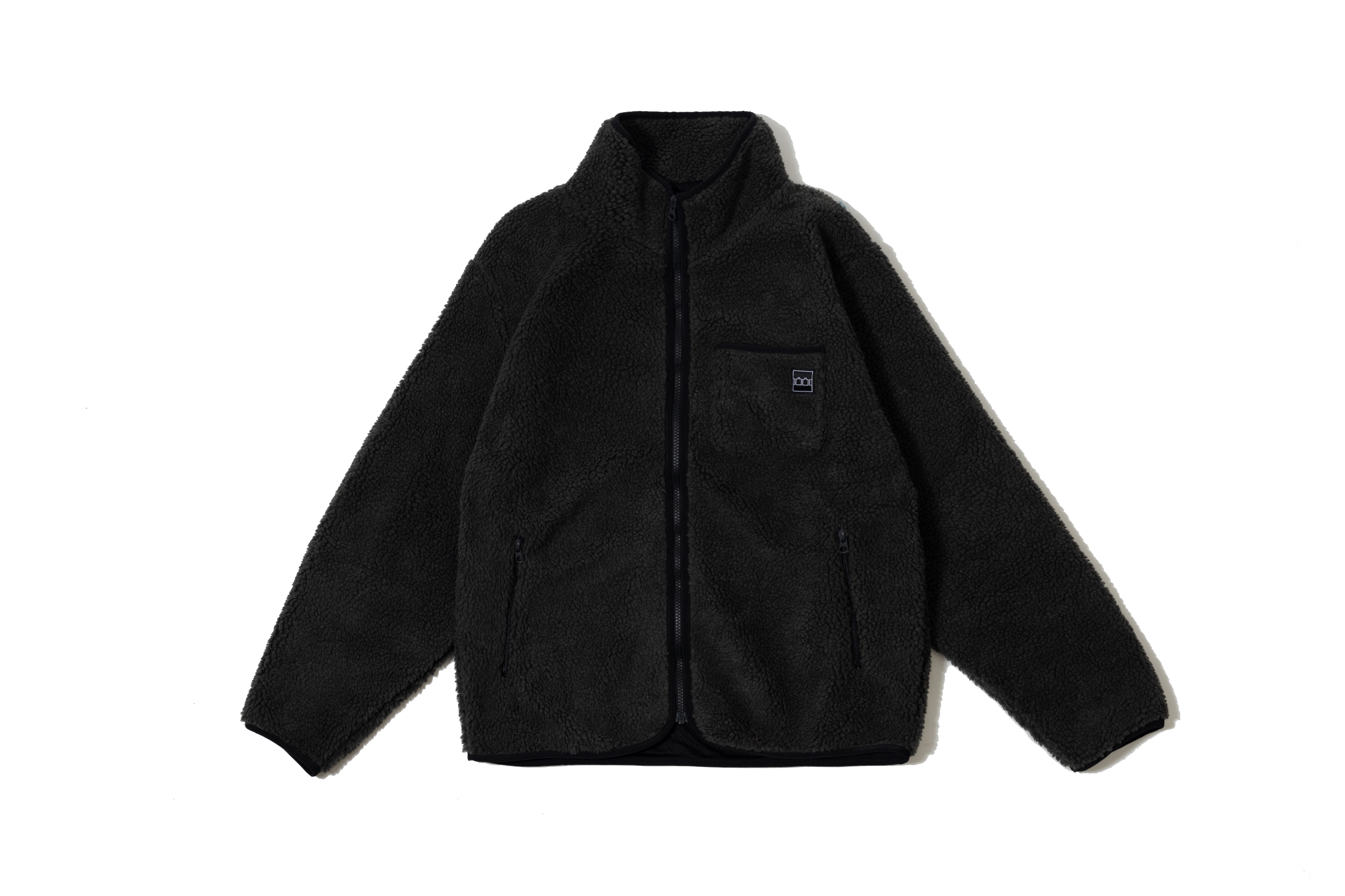 THE TRILOGY TAPES "TTT ZIP FLEECE" (Charcoal/Black)