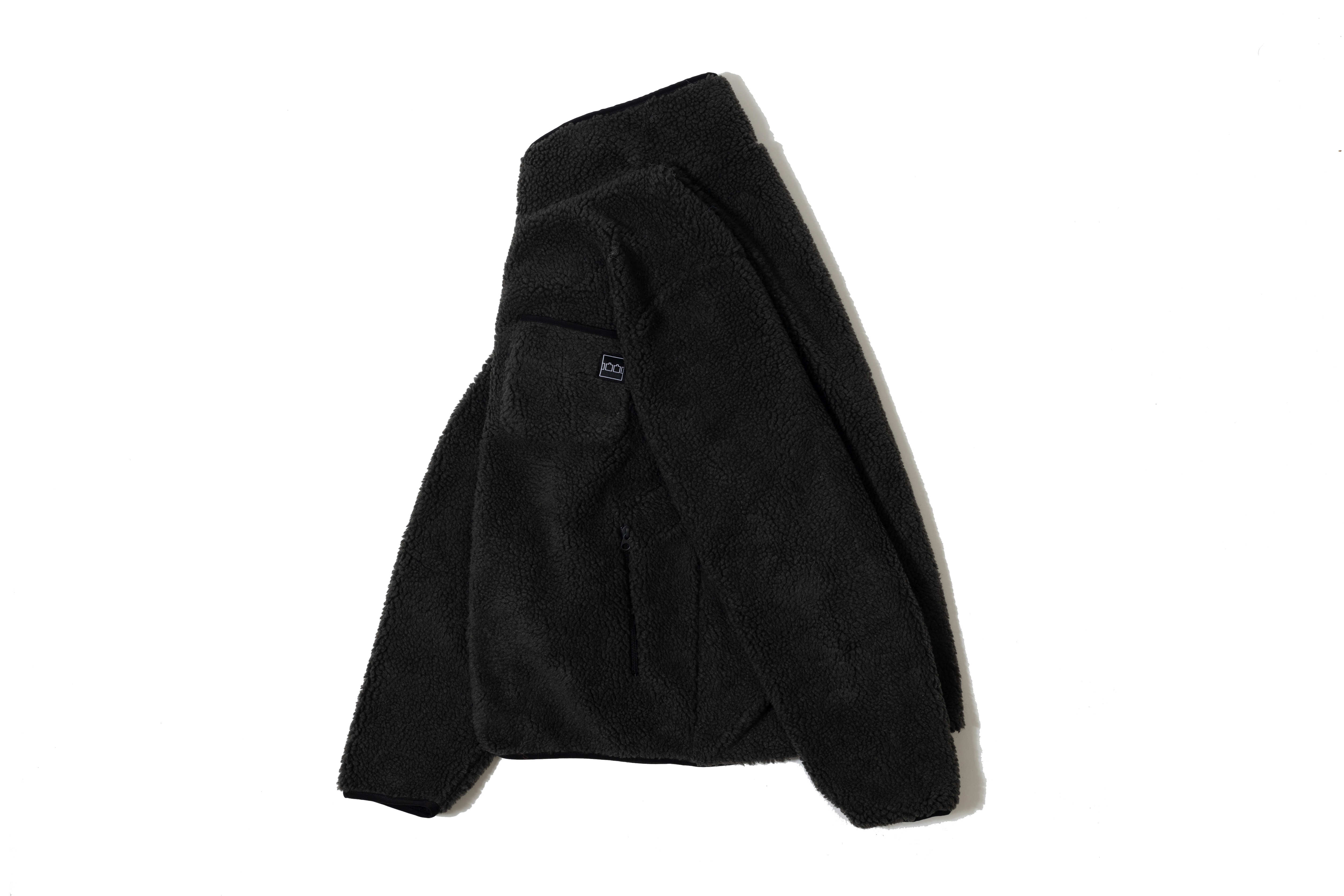 THE TRILOGY TAPES "TTT ZIP FLEECE" (Charcoal/Black)