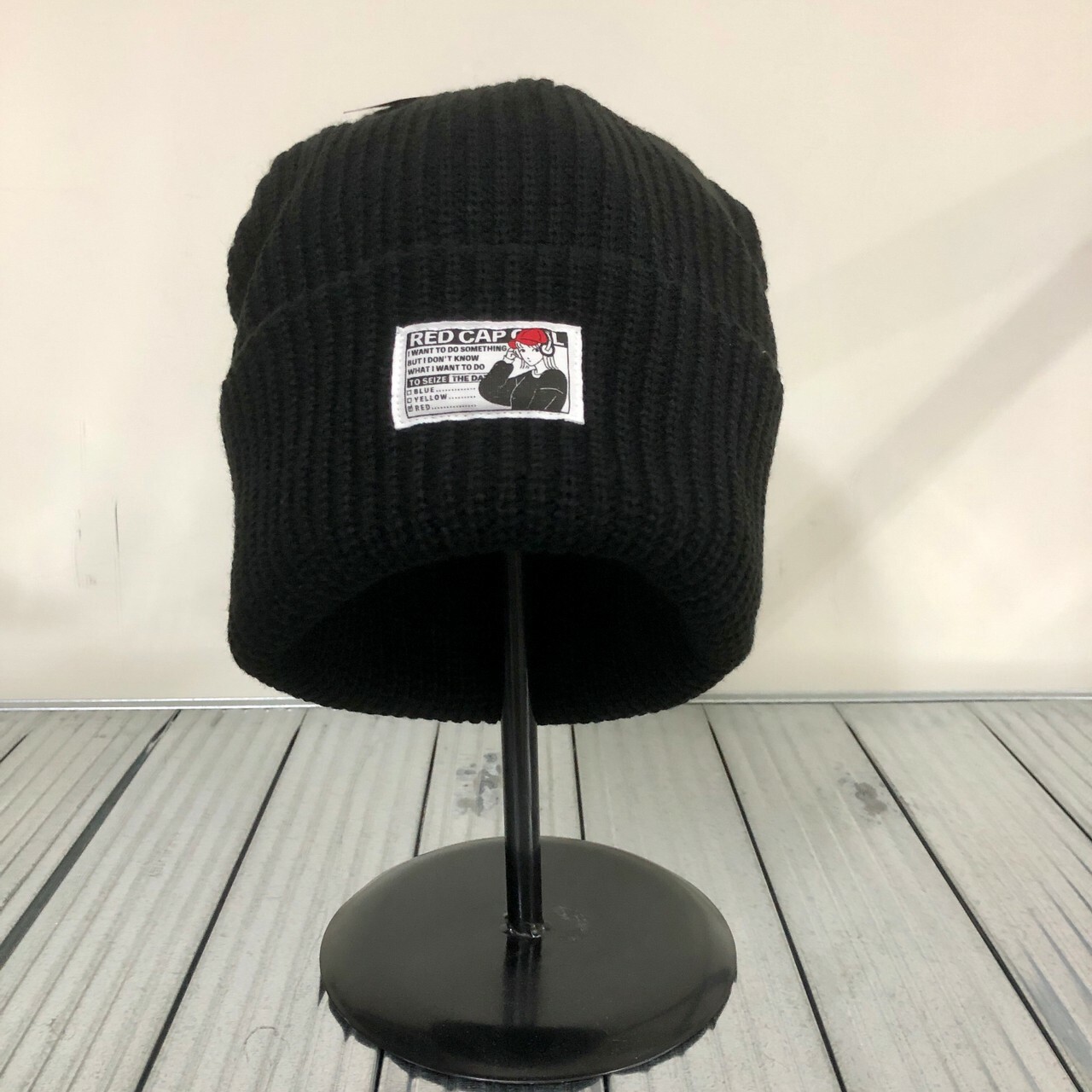 Red Cap Girl Logo小標毛帽 24600