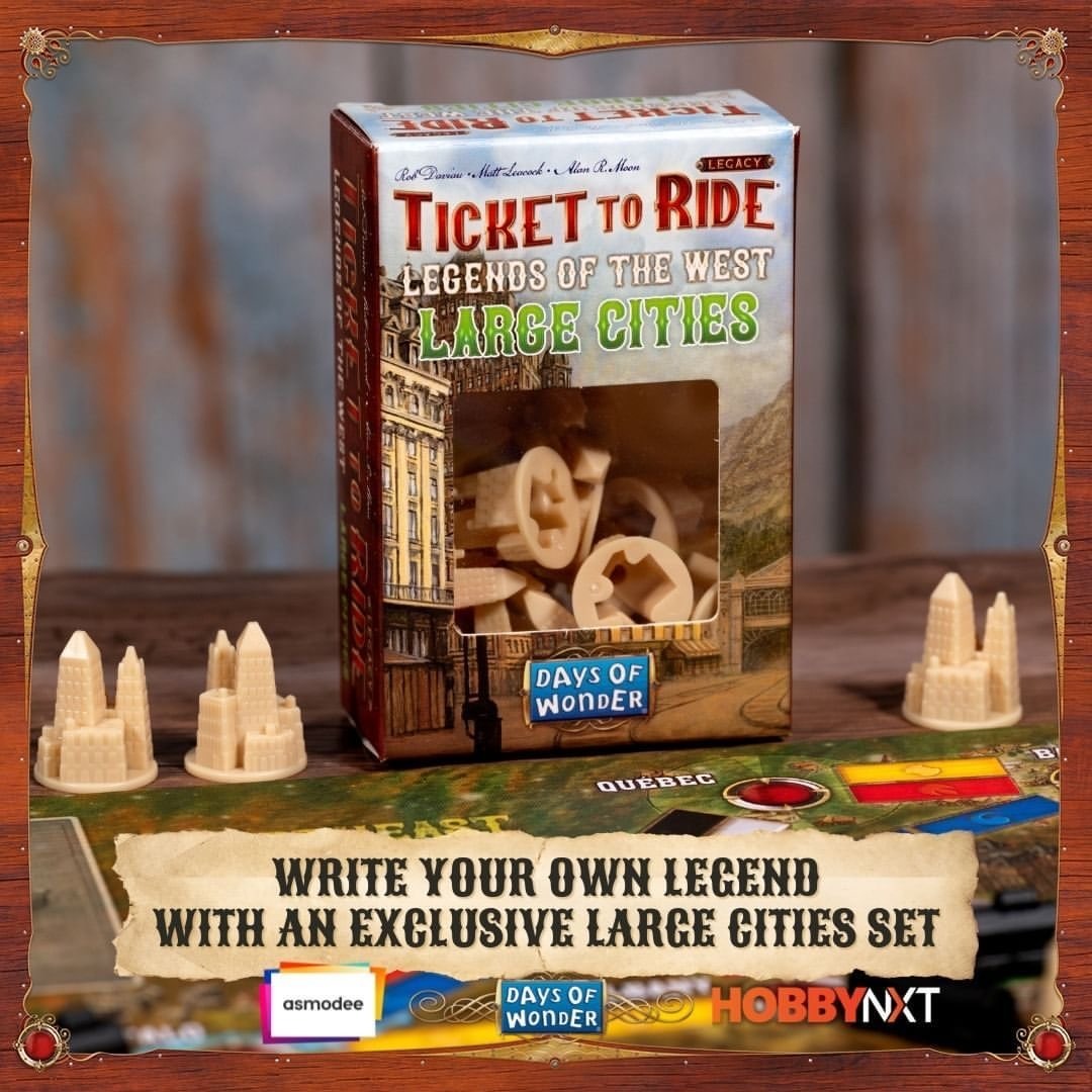 鐵道任務傳承 大型城市套組 Ticket to Ride Legacy Large Cities Set