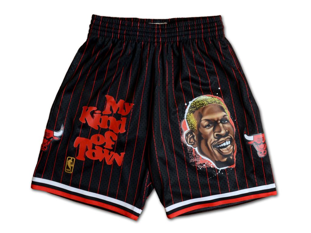 Mitchell & Ness 芝加哥公牛隊 Dennis Rodman My Kind of Town Swingman 球褲