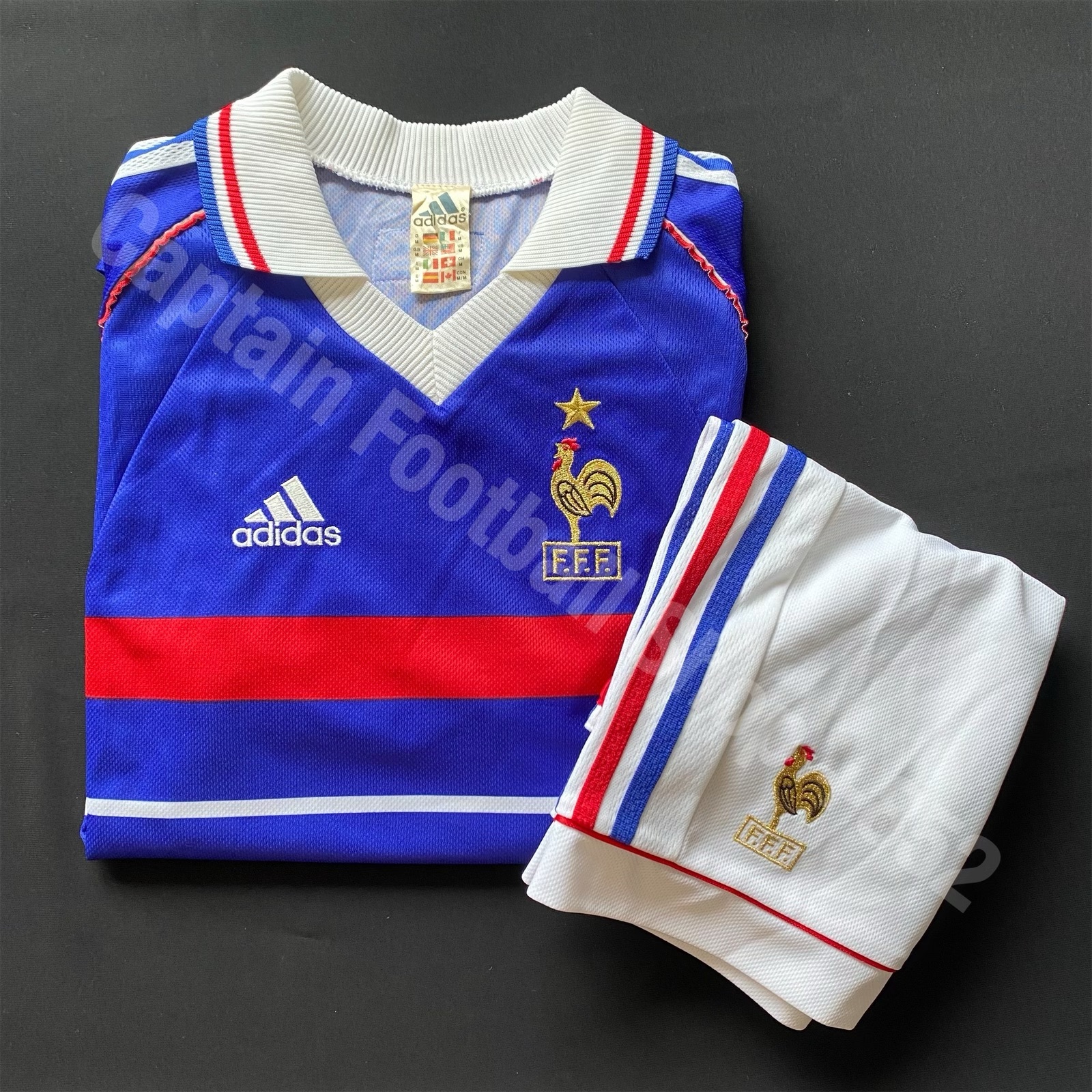 France 1998-1999 Adidas Home Shirt and Shorts