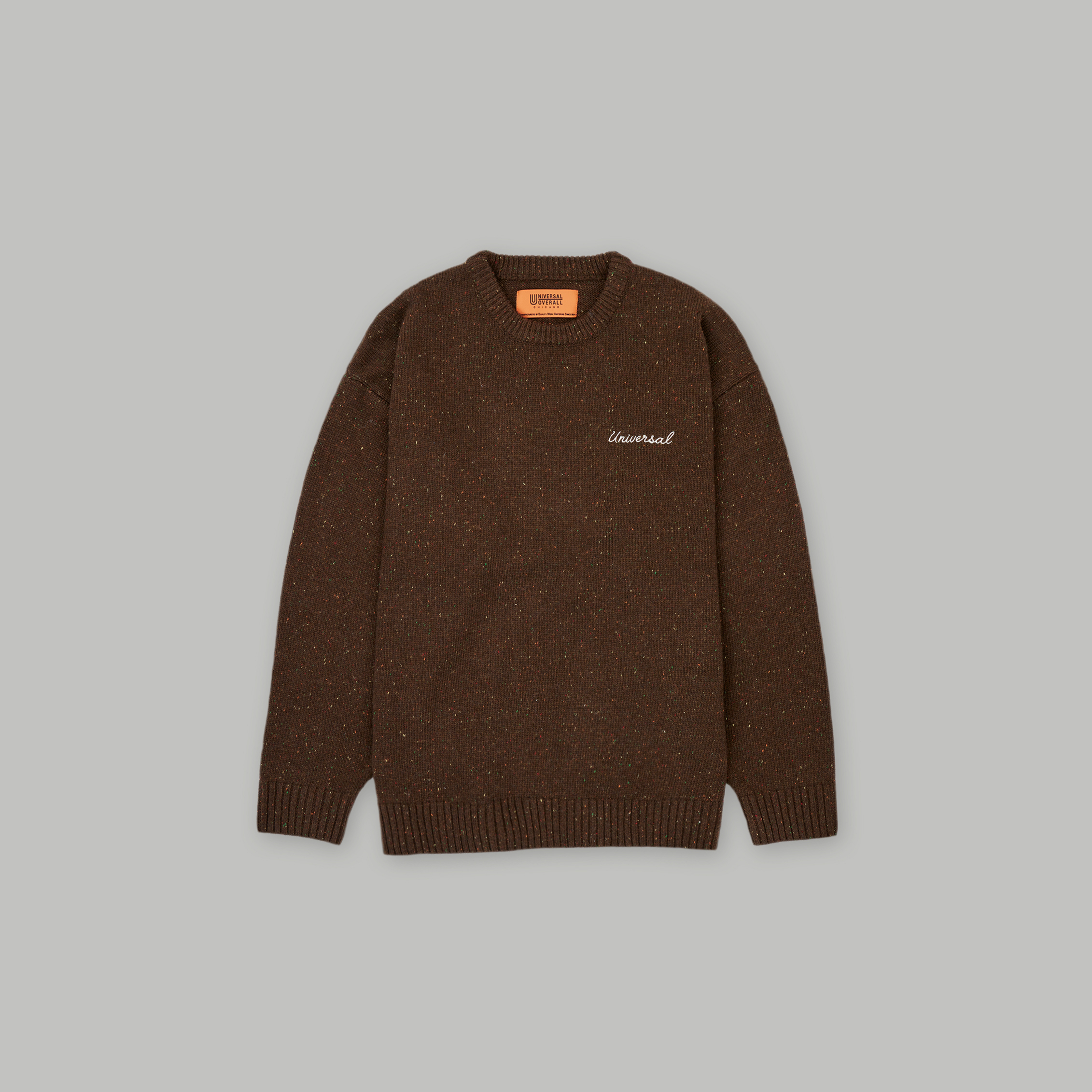 UNIVERSAL OVERALL Nep Crew Knit ‹ Universal › ╭ 2色 ╮