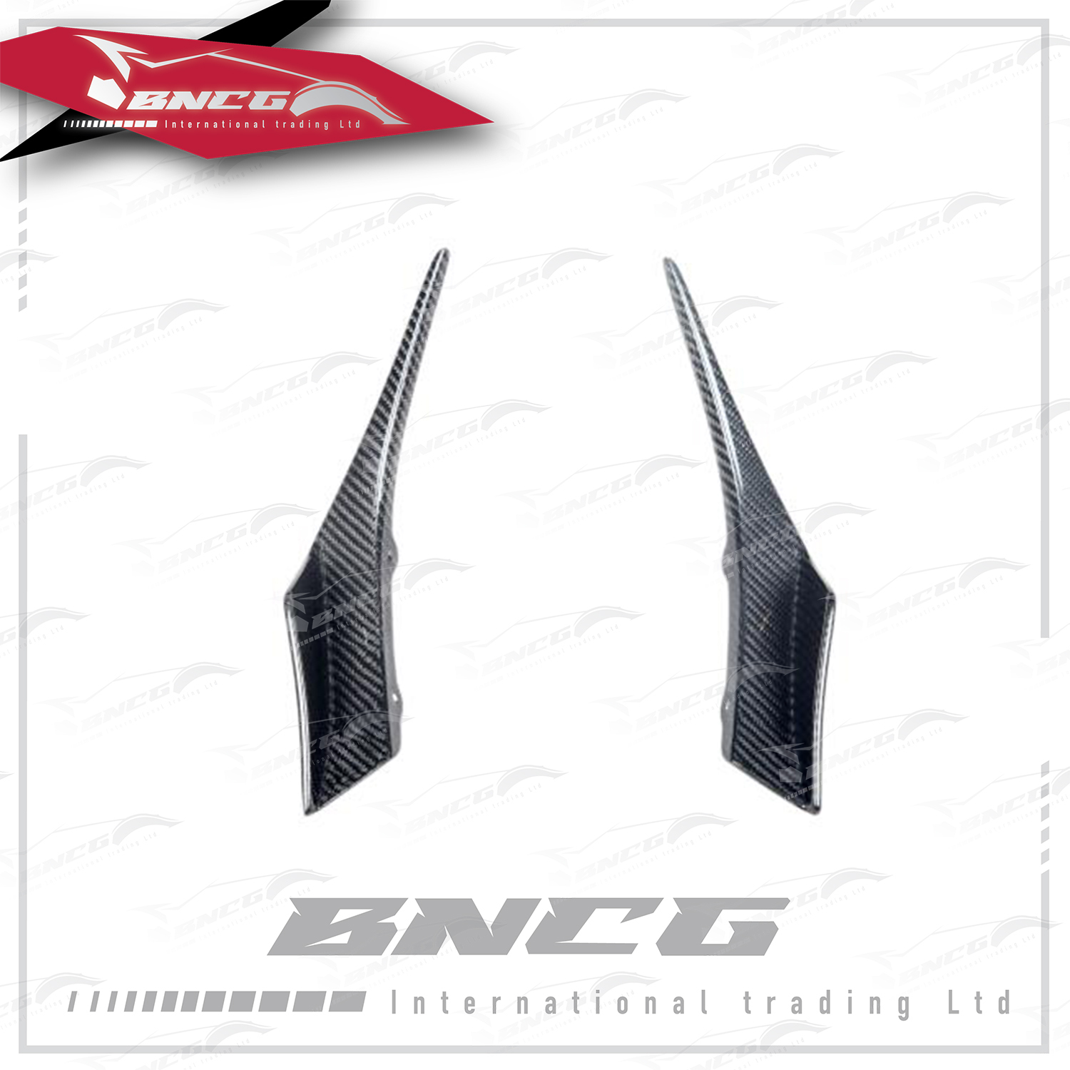 賓士 Benz AMG GT 改裝 碳纖維 外觀件 空力套件 PRIOR DESIGN款 前保桿 風刀