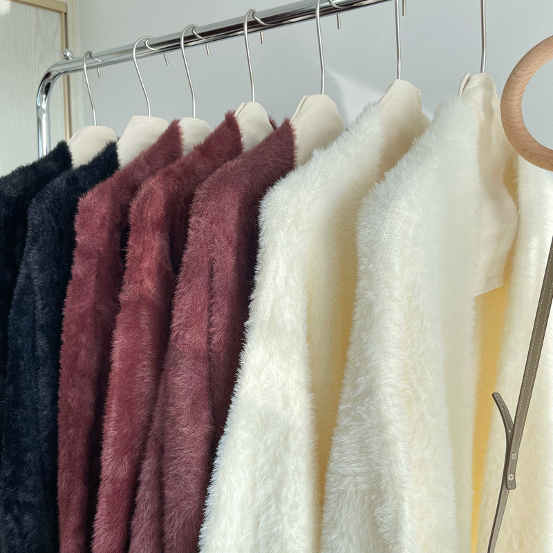 ᴋᴏʀᴇᴀ🇰🇷秋季慵懶氣質減齡長版毛衣大衣