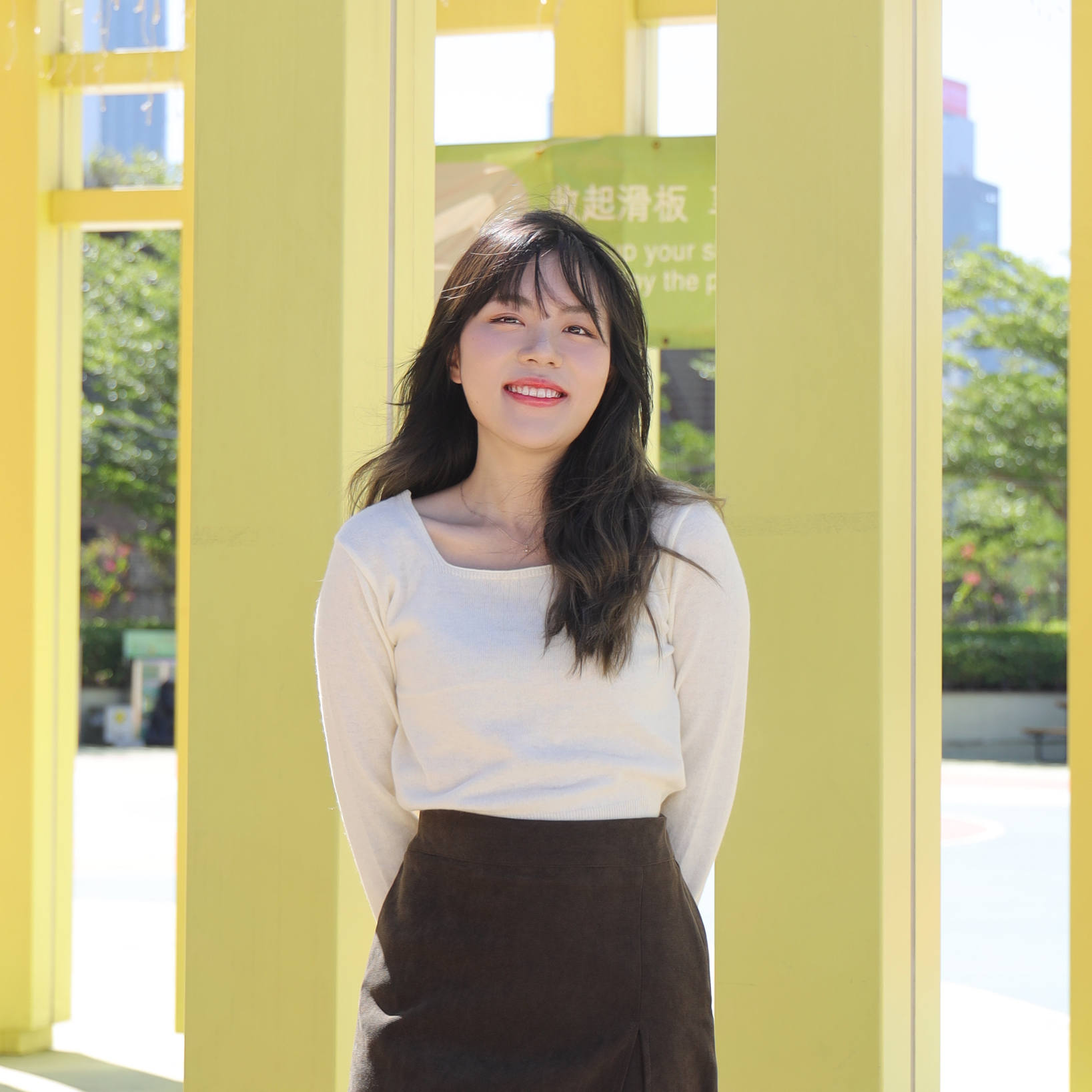 ||TOP440||方領簡約得體純色針織TOP