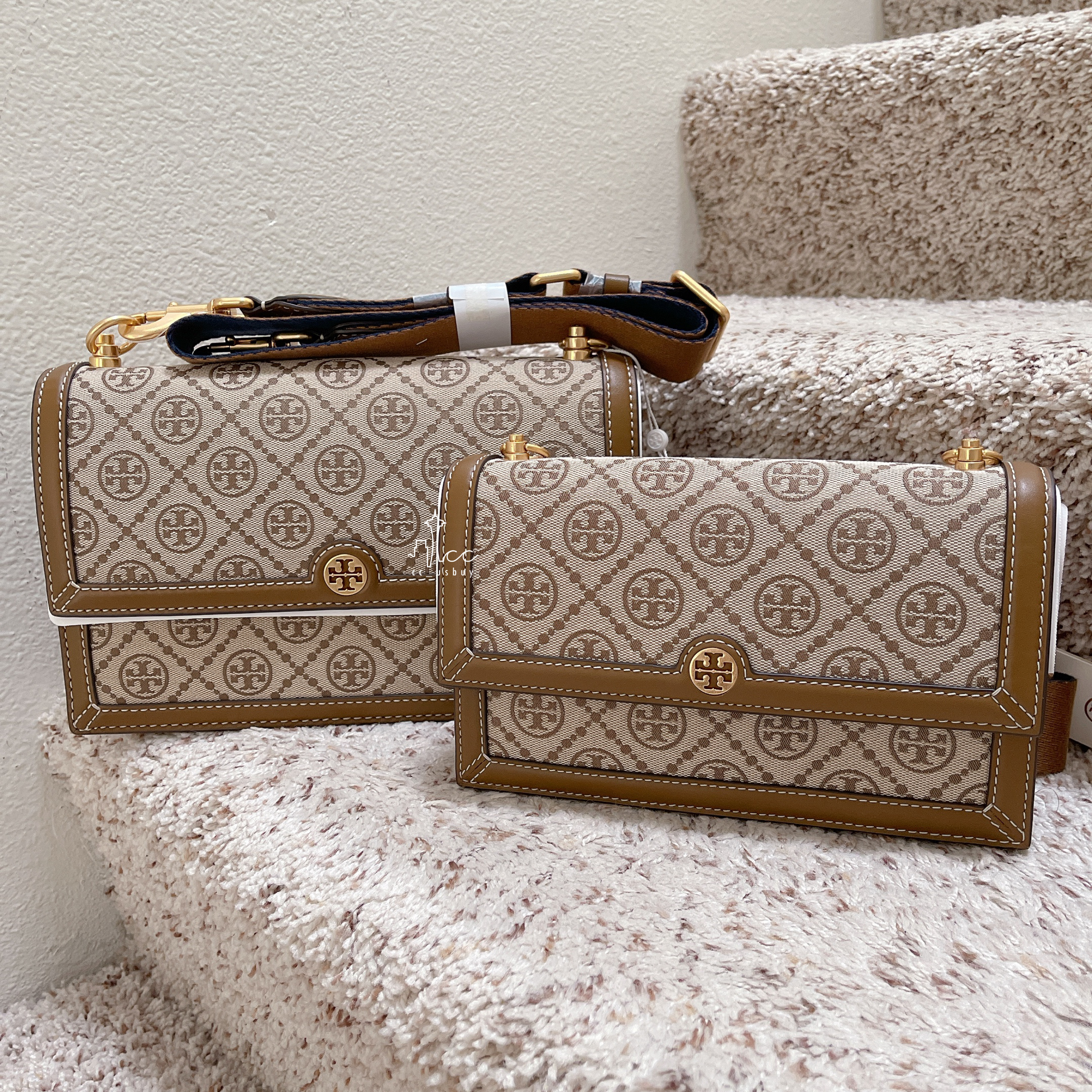 ［美國現貨］Tory Burch T MONOGRAM SHOULDER BAG