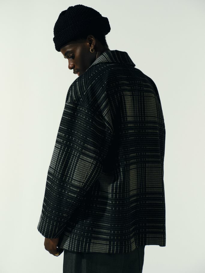 cootie Jacquard Check L/S Shirt S-