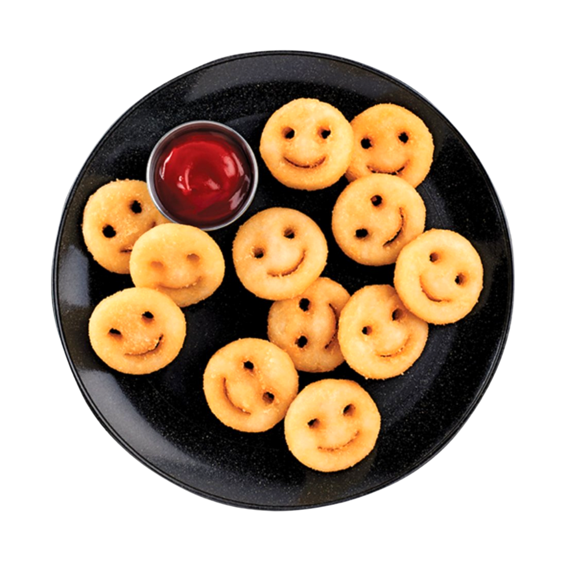 2磅美國麥肯香脆哈哈笑薯餅 US Smiles Crispy Mashed Potato Shapes  2磅/包 (急凍 -18 °C)