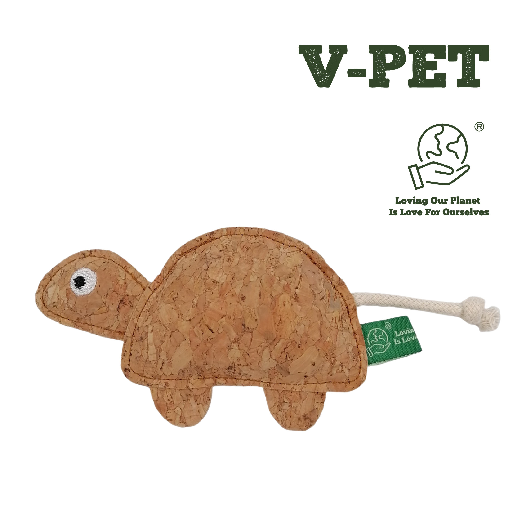 【V-PET寵物無毒玩偶 】貓貓專用_貓薄荷軟木布系列_耐咬耐磨玩具_共4款