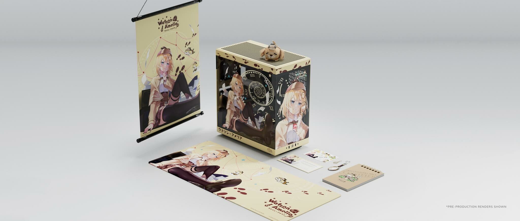 「官品代購」Watson Amelia Y40 + Desk Pad Bundle 痛PC機箱連特典 (包香港順豐送貨)🔎 Ame