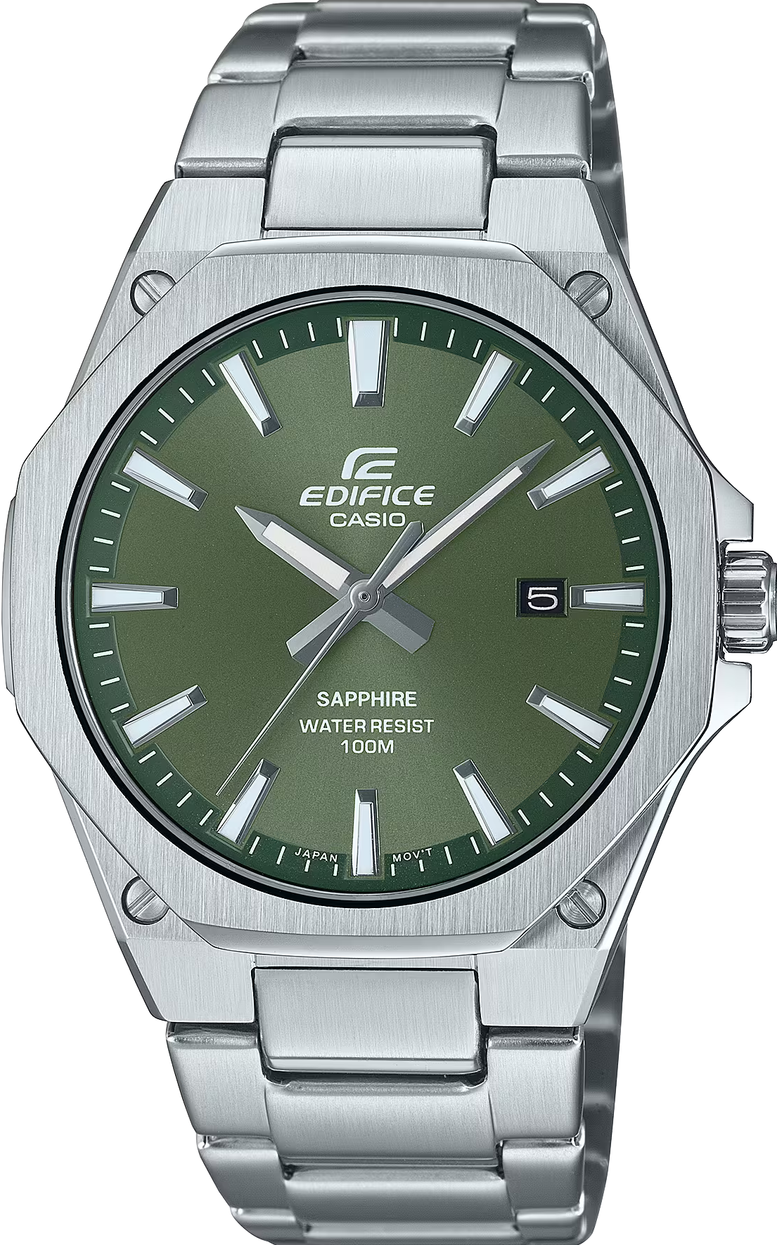 萬年鐘錶 - CASIO EDIFICE 系列  輕薄設計八角錶圈運動男錶  EFR-S108D-3AV  錶徑 : 39.9MM