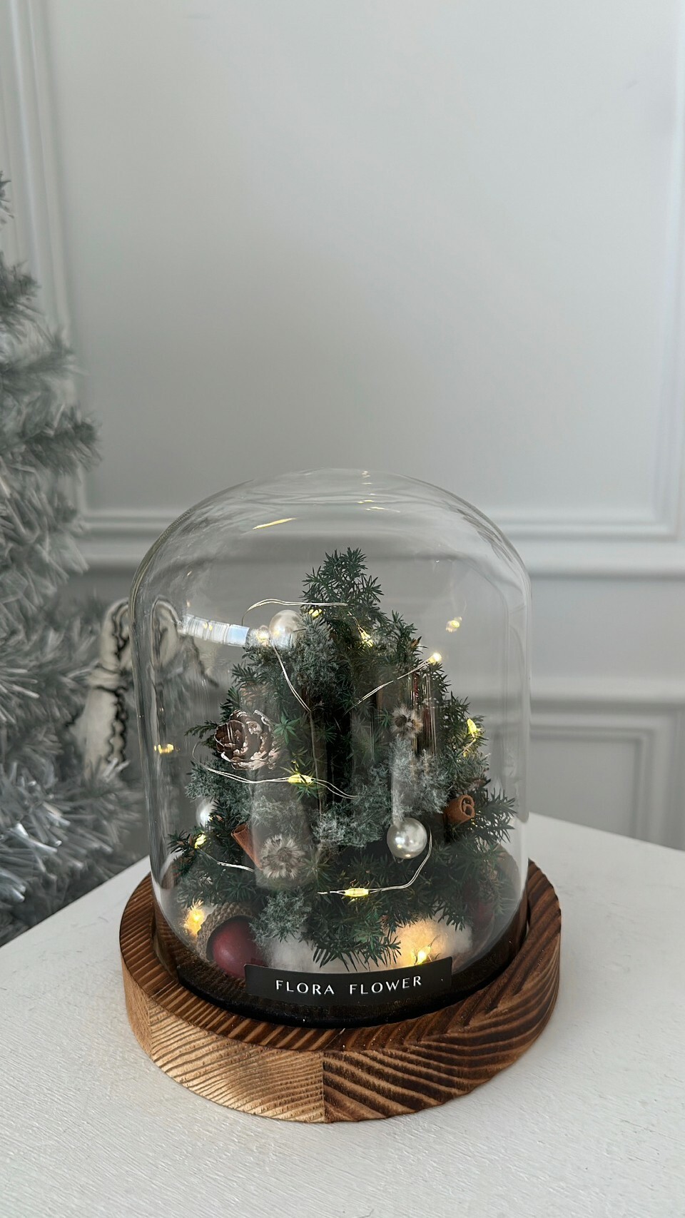 永生雪松聖誕小樹夜燈