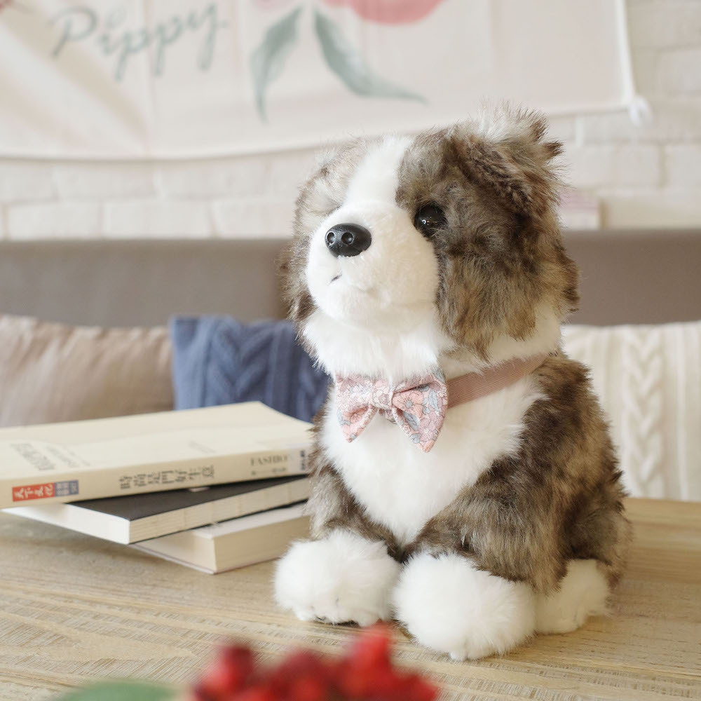 <寵物商品> PIPPY印花蝴蝶結可拆式(小型)寵物蝴蝶項圈  粉