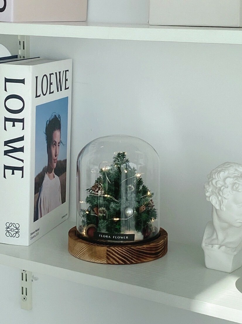 永生雪松聖誕小樹夜燈