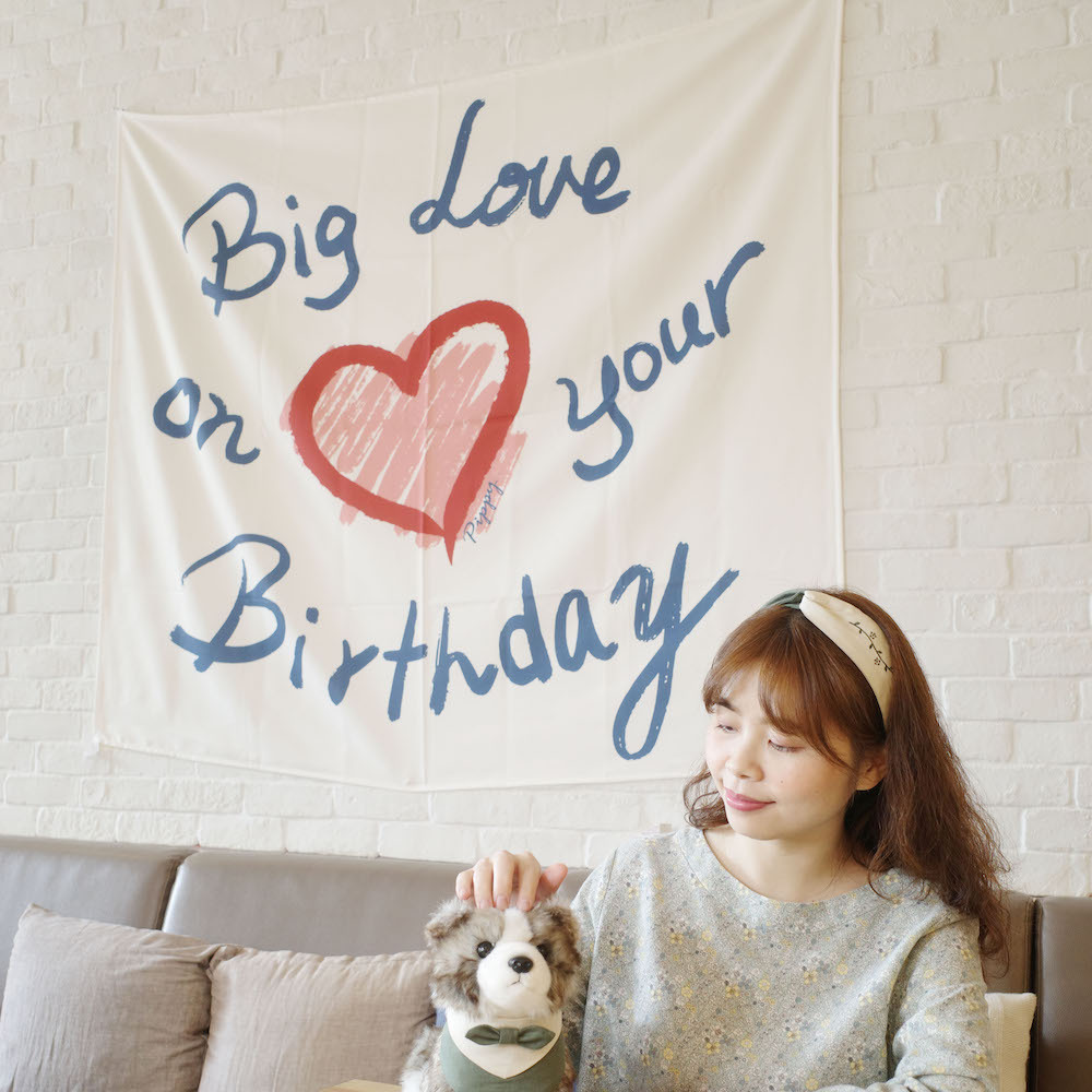 <官網限定>PIPPY印花/標語掛布 (家居裝飾/露營) 藍.綠