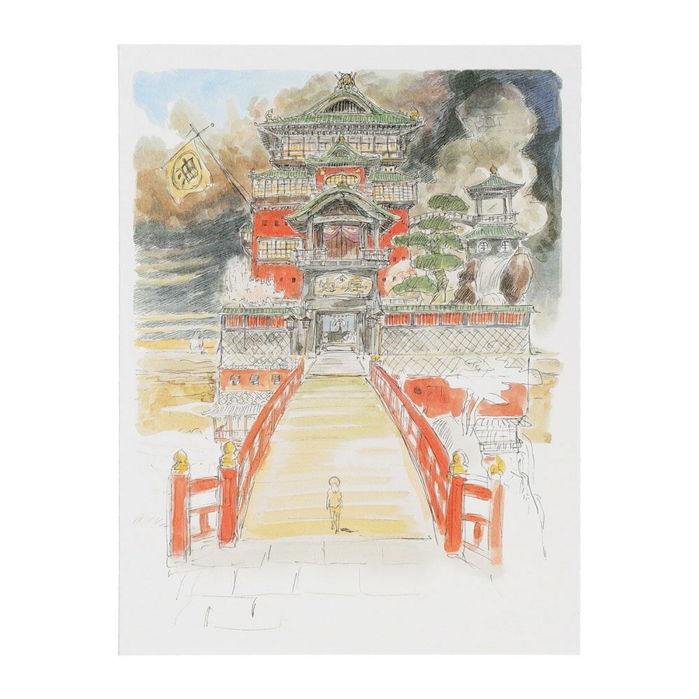 賀卡 神隱少女 水彩畫系列