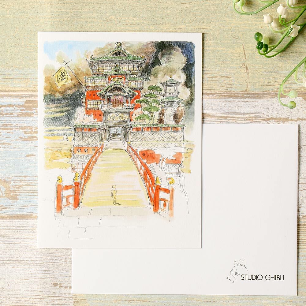 賀卡 神隱少女 水彩畫系列