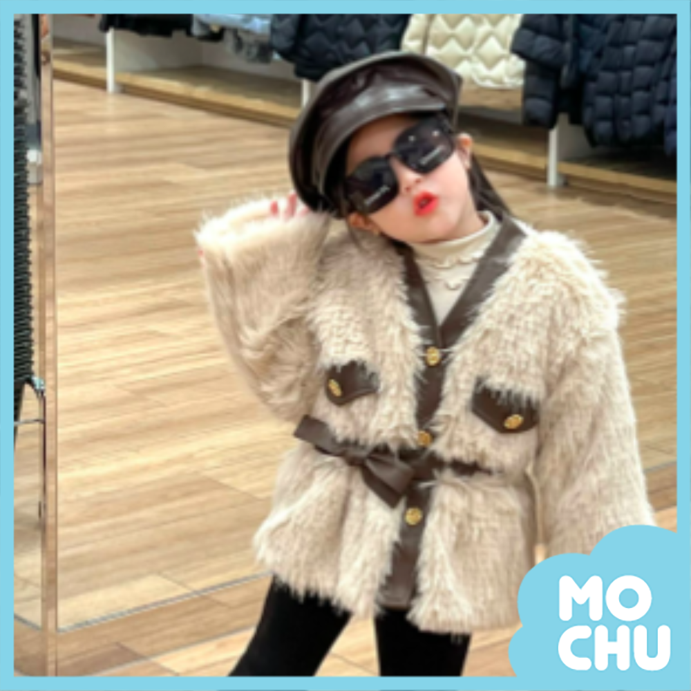 小巴黎香香風拼皮外套