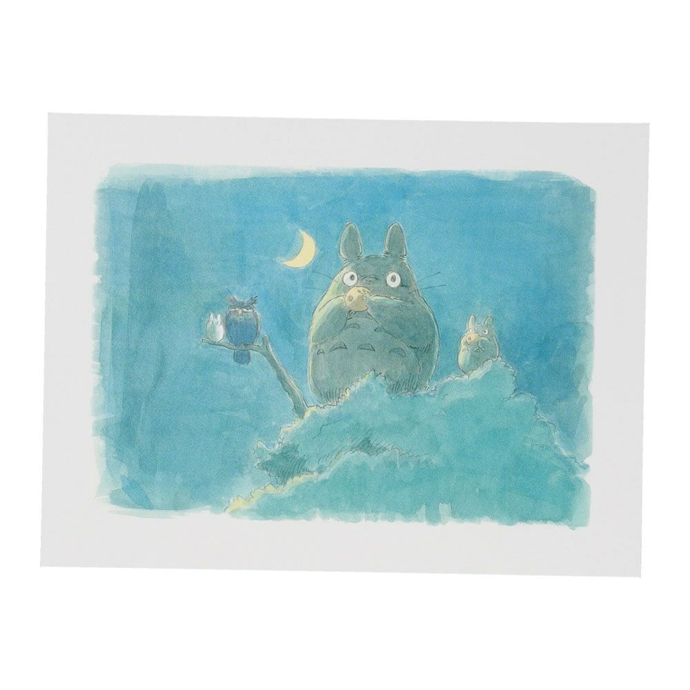 賀卡 龍貓 水彩畫系列 秋天