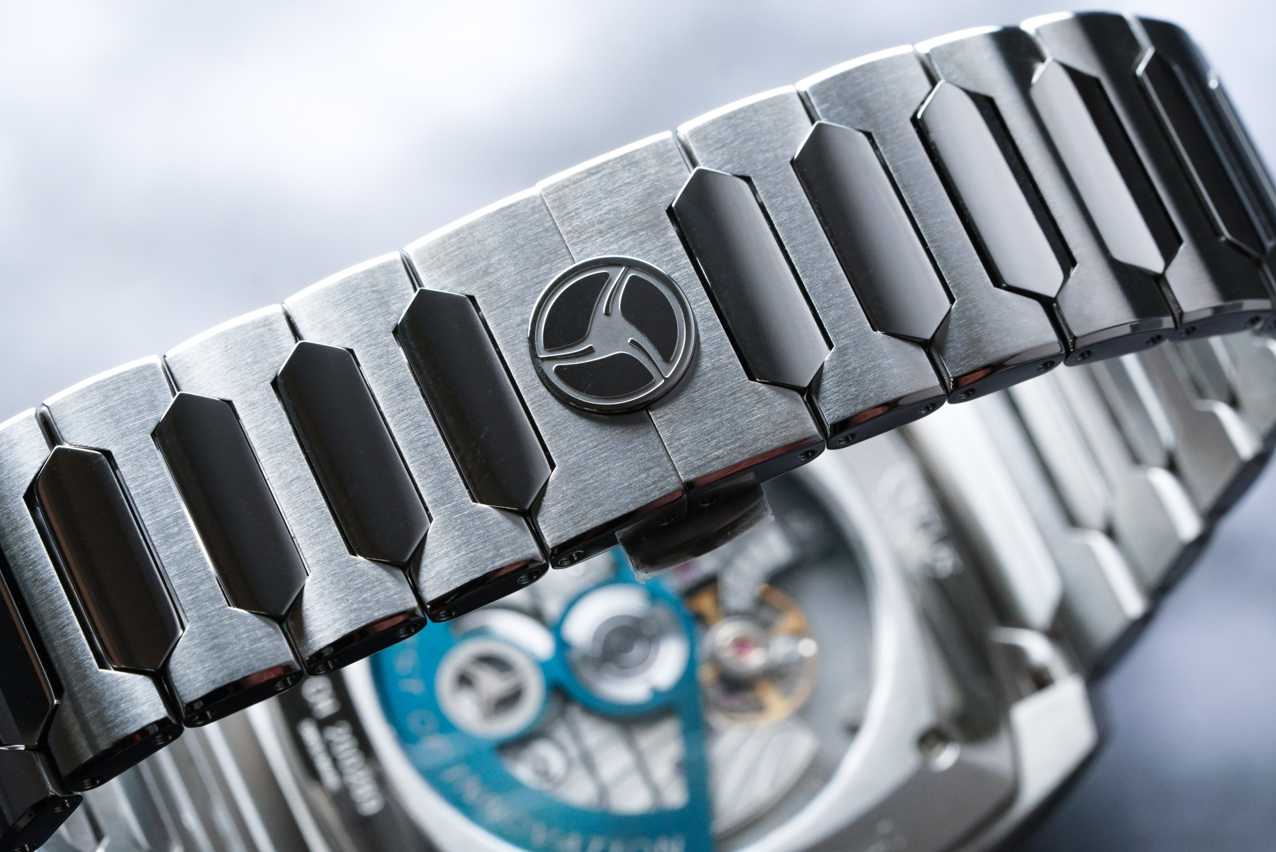 Klepcys GMT Ocean Blue Titanium bracelet