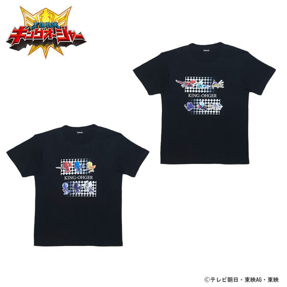 Pbandai 預訂2024/6月 王様戦隊キングオージャー　走るデフォルメシリーズ　Tシャツ（全2種）