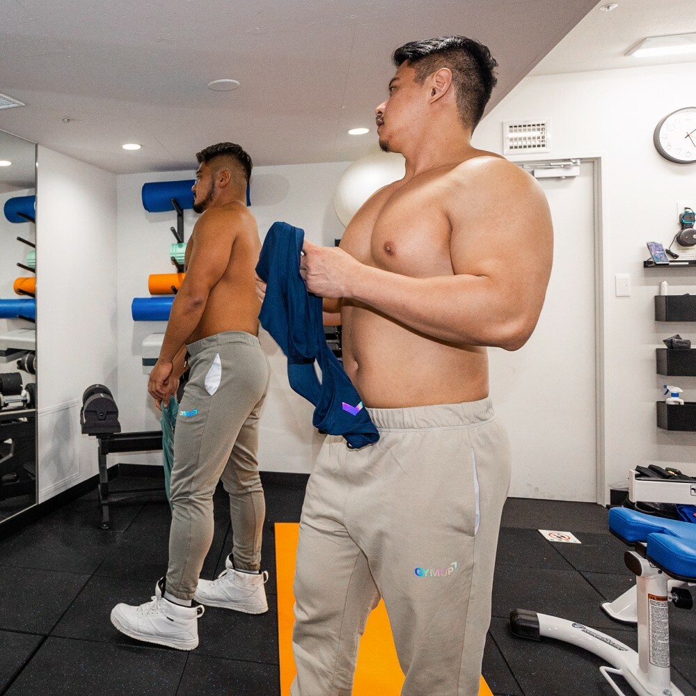 GYMUP Cotton Pants 01 純棉運動長褲 淺褐