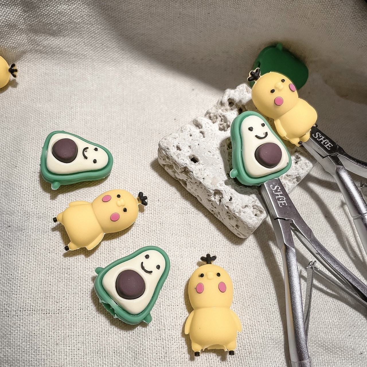 甘皮剪保護套 卡哇依系列-酪梨/西瓜/腮紅雞