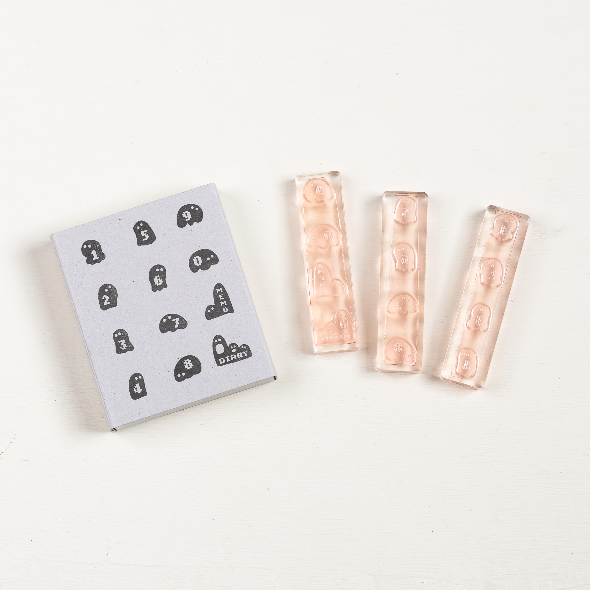 不明物體 機能數字棒 膠版印章 /一分之一工作室/臺灣