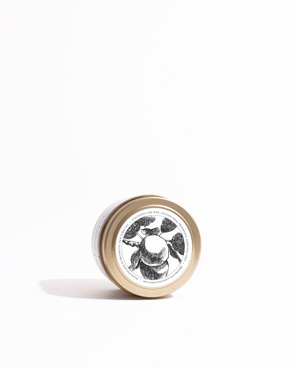 Brooklyn Candle Studio Apple Cider 肉桂蘋果旅行金罐香氛蠟燭-季節限定款