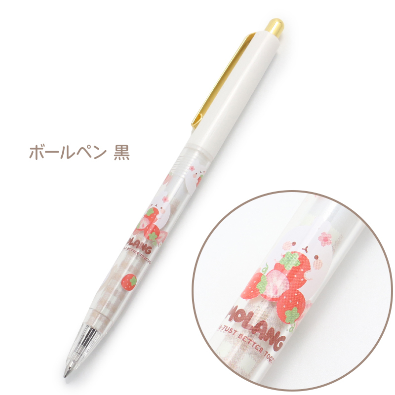 MOLANG 萌浪兔 原子筆 草莓繪