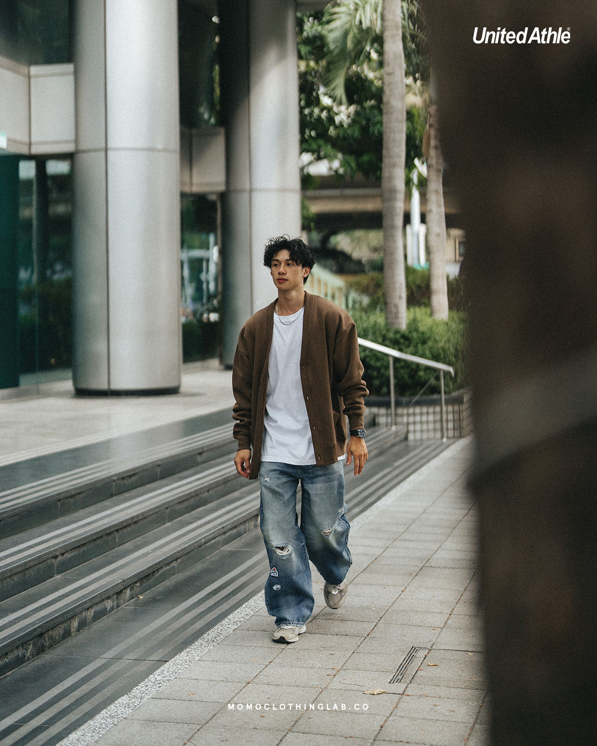 United Athle 10.0oz. T/C 寬鬆開襟外套(內刷毛) 3579001 3色