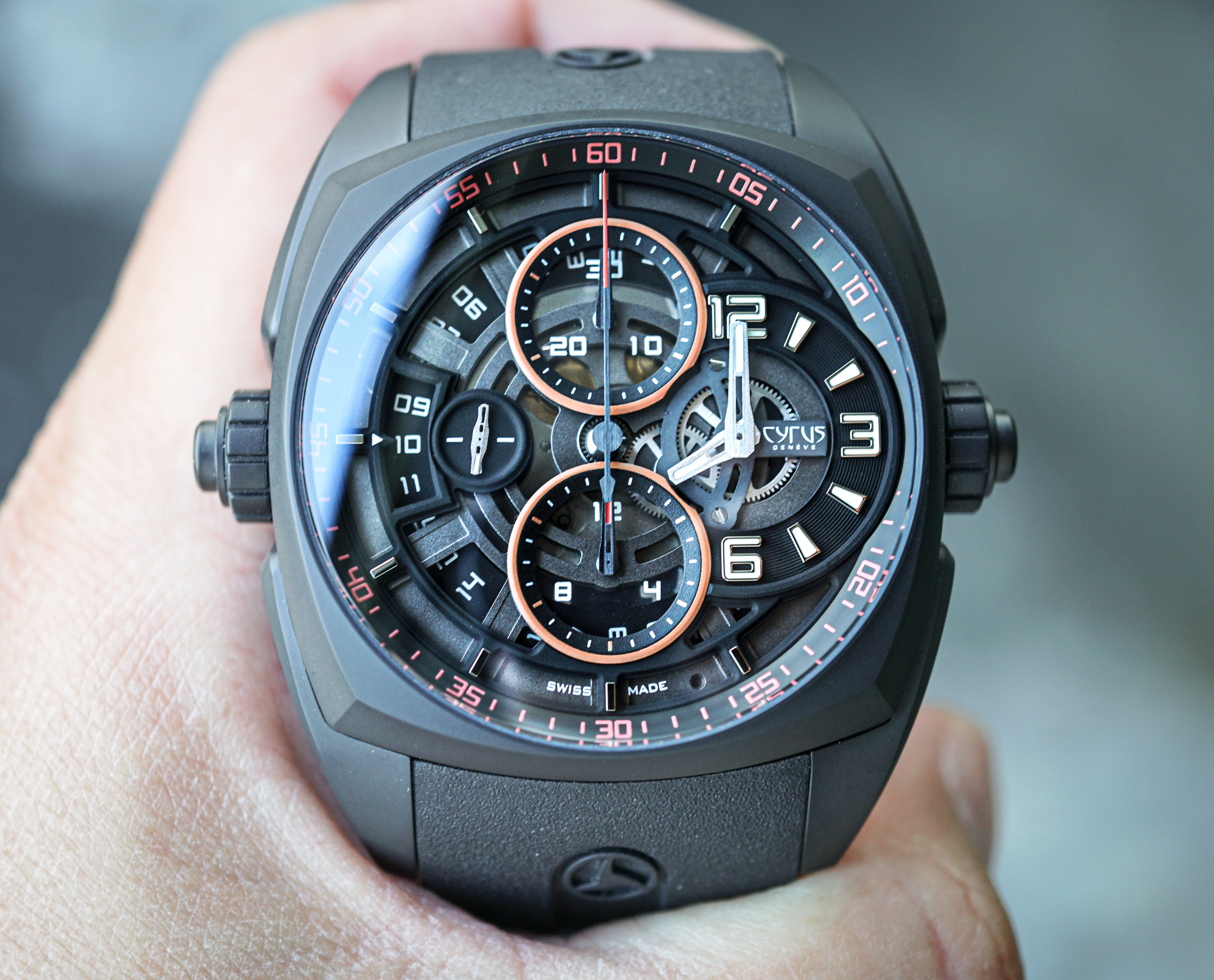 KLEPCYS CHRONO SKELETON | FULL BLACK DLC & RED