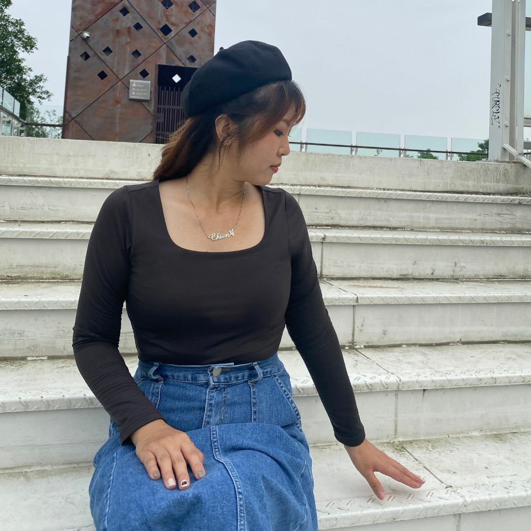 【方領】速暖絨保暖衣3.0-黑色