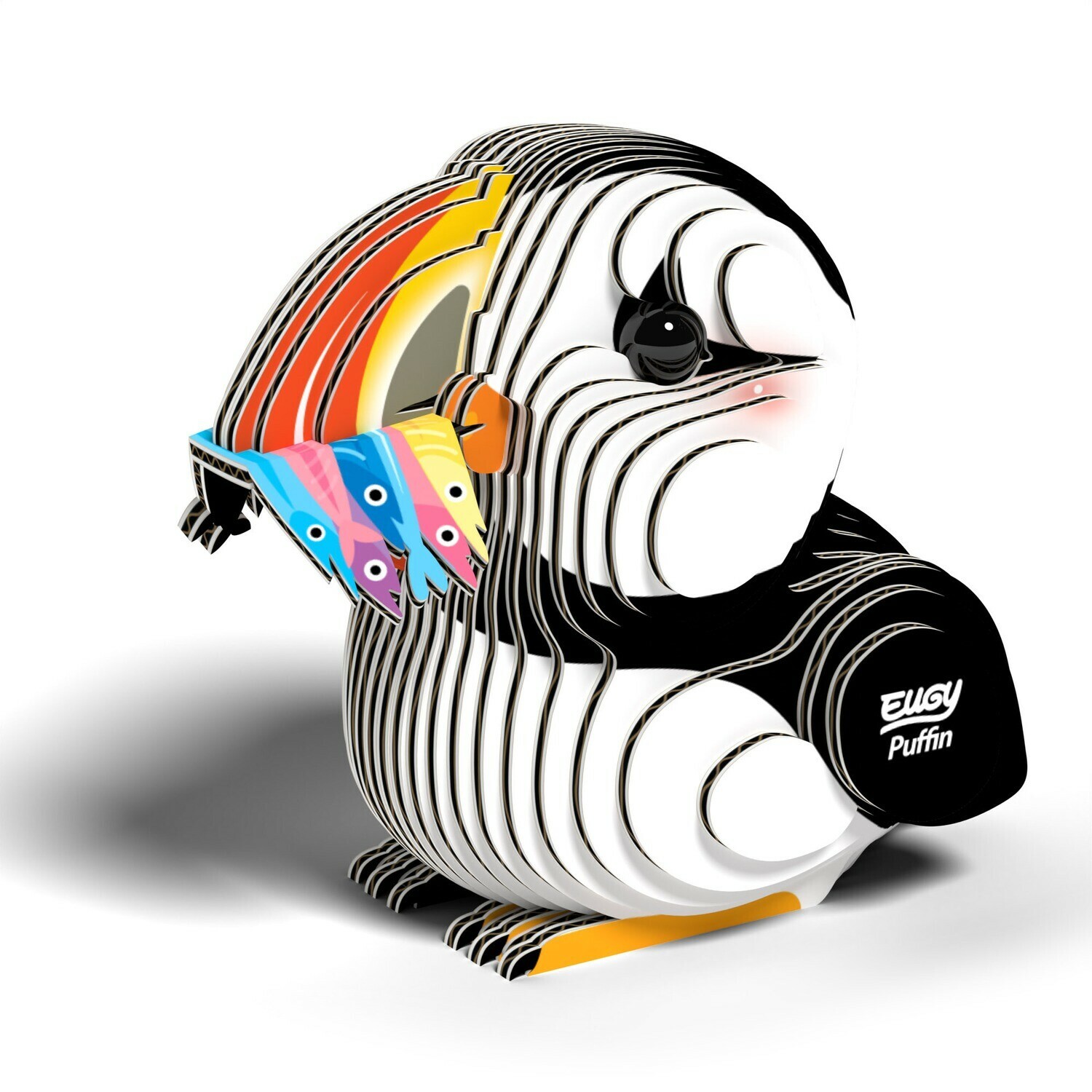EUGY 3D Cardboard Kit Set Model - 101 Puffin