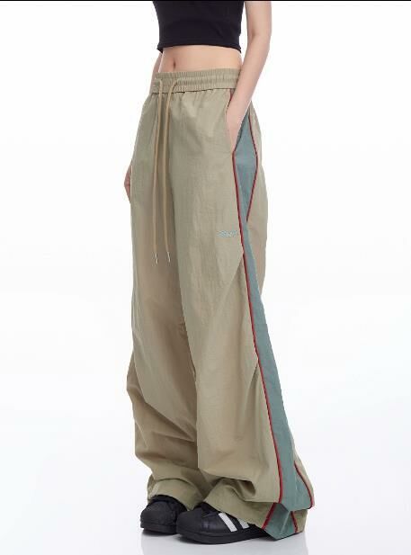 Letter drawstring overalls