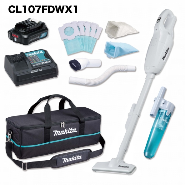 "MAKITA"牧田牌 充電式吸塵機(鋰12V)(白色)