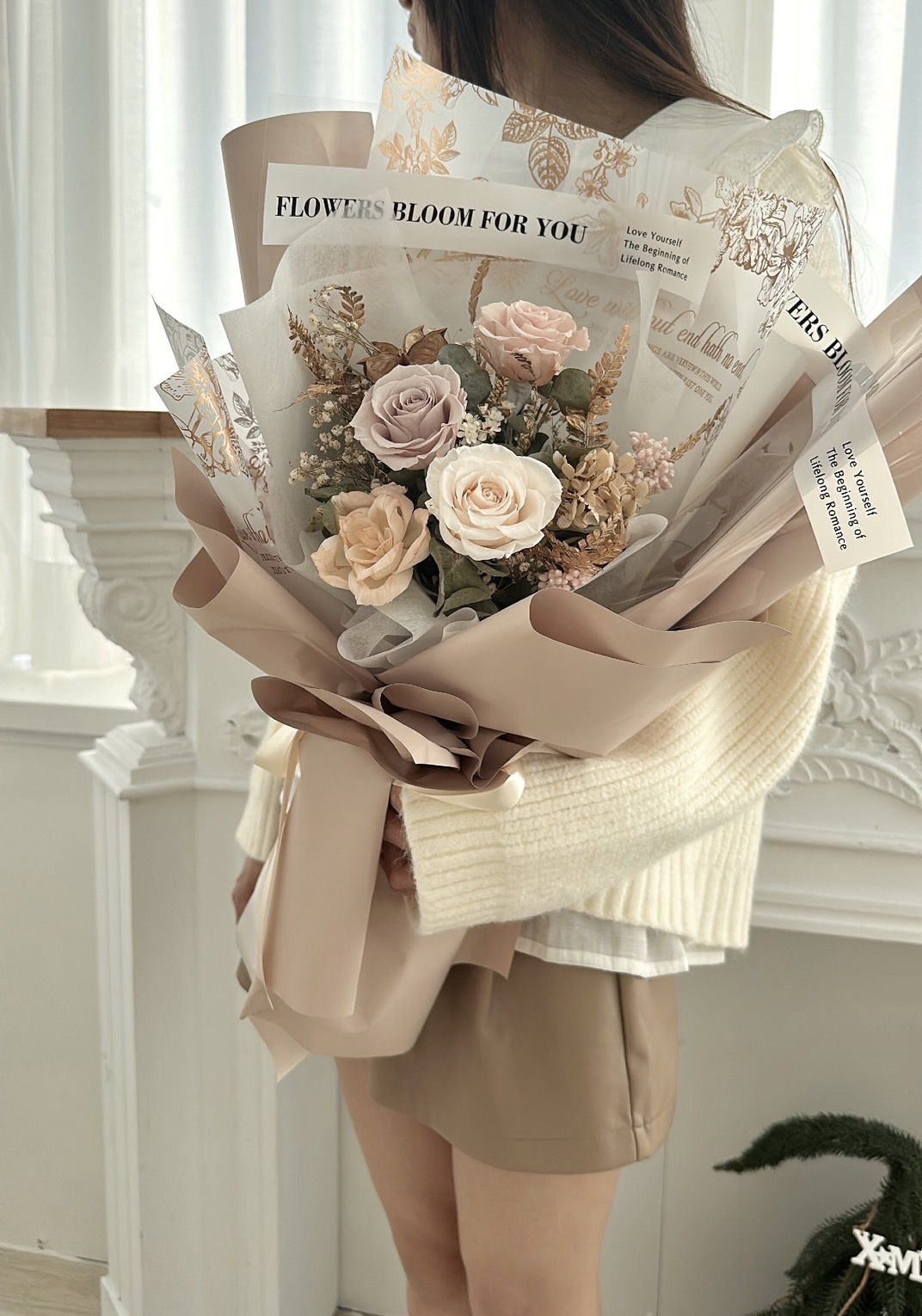 聖誕花束-冬日的光