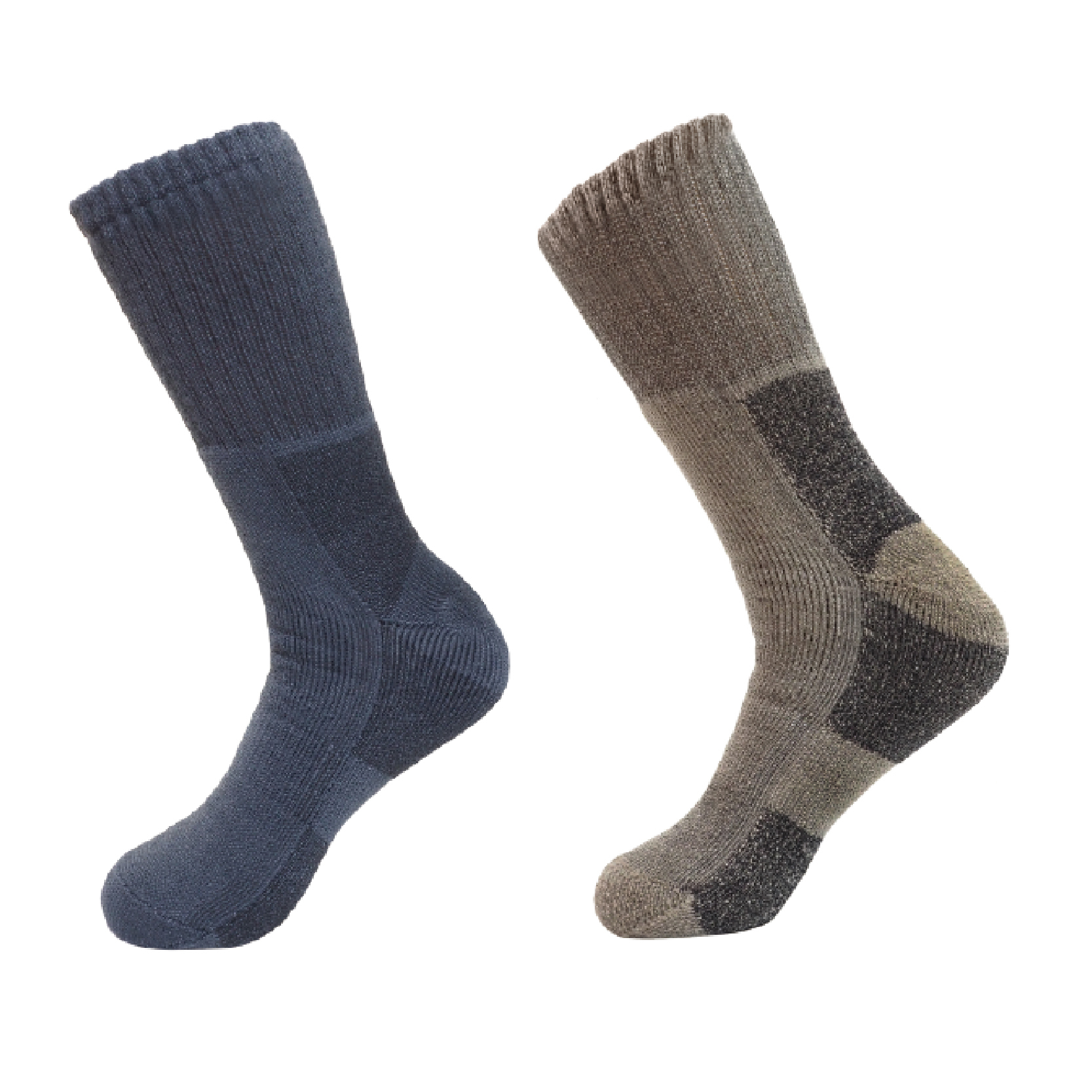 男款 Cool MAX 排汗襪 (鐵灰、深卡其) 露營/戶外/登山/彈性襪/紳士襪/休閒襪 44CZZ1608