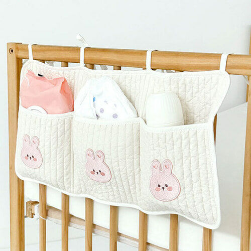 DTD果凍人物系列-100支絎縫經典刺繡系列-床頭分類保管袋