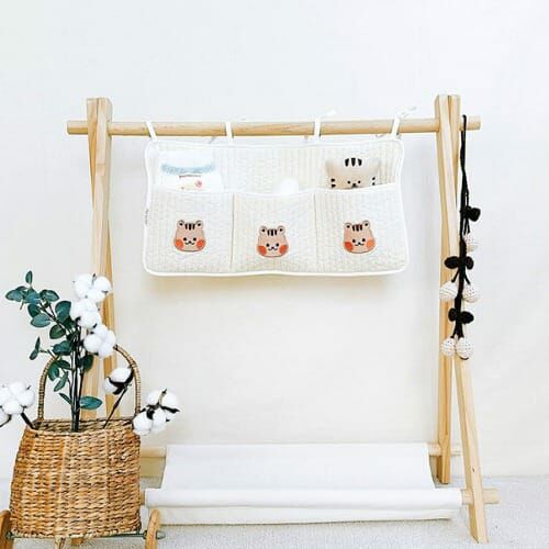 DTD果凍人物系列-100支絎縫經典刺繡系列-床頭分類保管袋