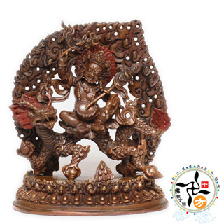白財神{紅銅}11.5公分【十方】133505