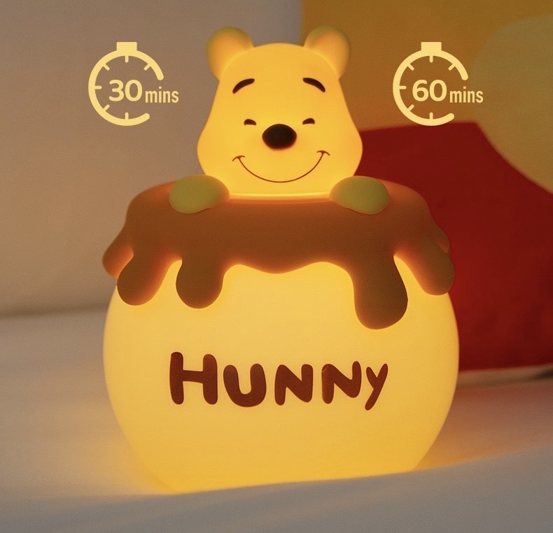 【現貨+預購】迪士尼 小熊維尼可調控夜燈 聖誕節 交換禮物