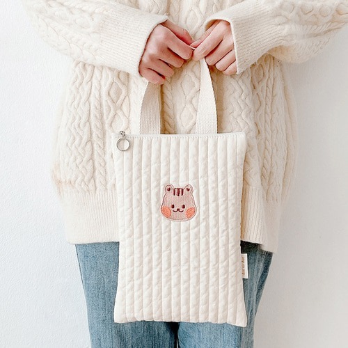 DTD x malolotte 果凍玩偶人物絎縫系列-手拿袋