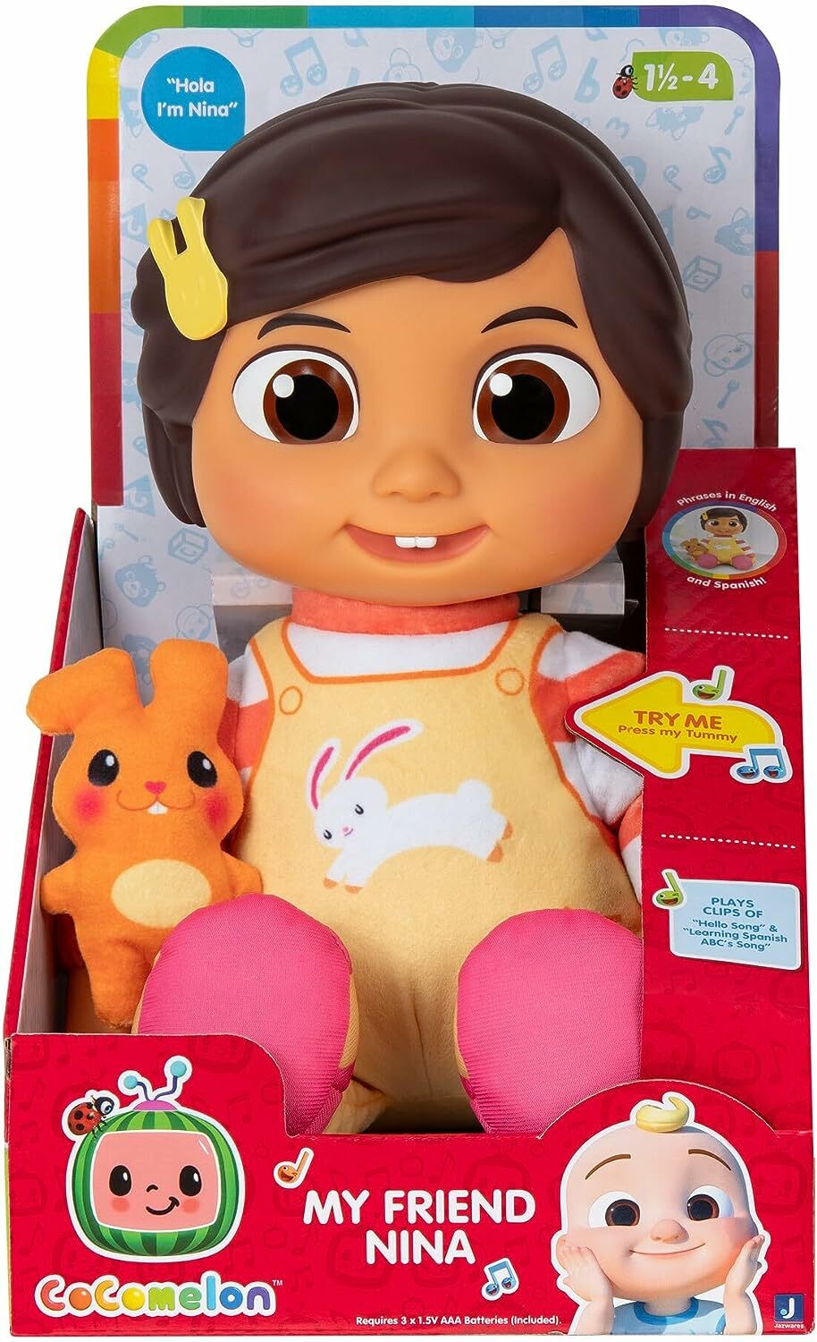 《 CoComelon 可可瓜 》 Cocomelon-好朋友Nina玩偶
